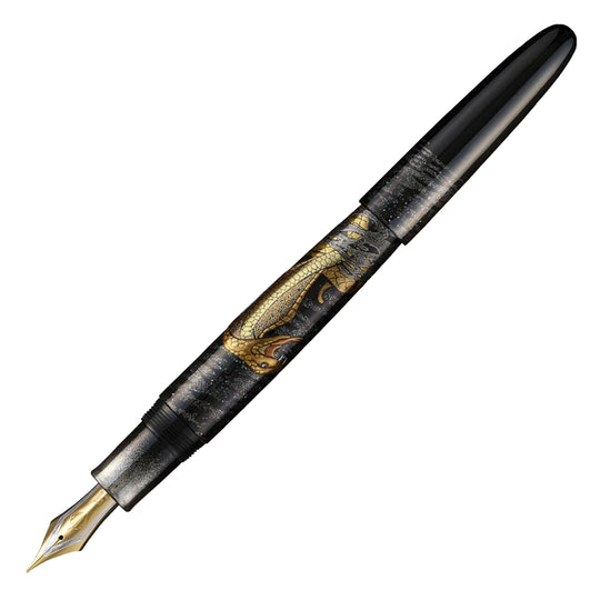 Sailor 1911 King of Pens Maki-e Fountain Pen - Cobra to Gekkou  (Limited Edition)
