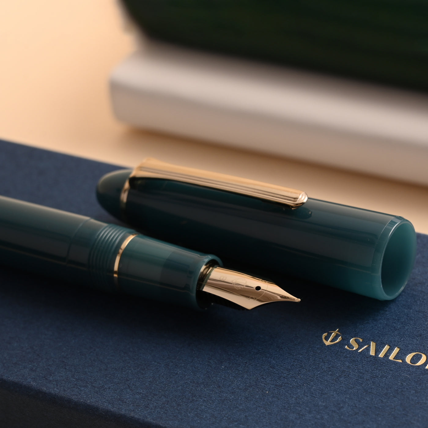 Sailor 1911L Casual Muted Fountain Pen - Green GT 12
