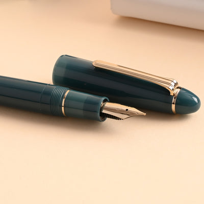 Sailor 1911L Casual Muted Fountain Pen - Green GT 9