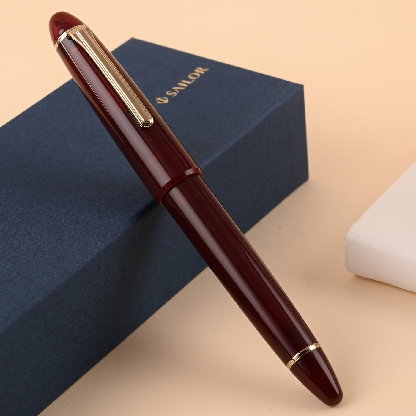 Sailor 1911L Casual Muted Fountain Pen - Red GT 12