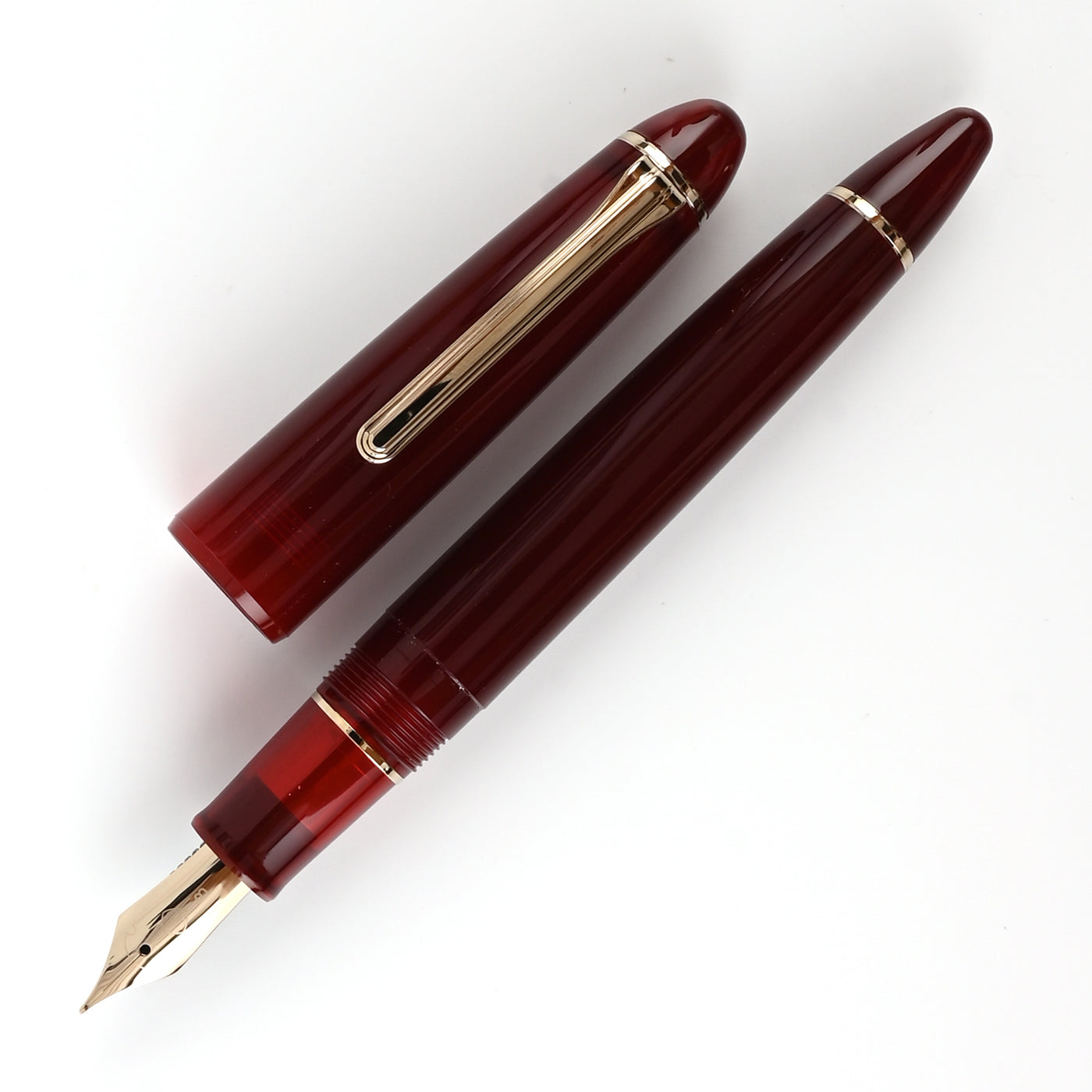 Sailor 1911L Casual Muted Fountain Pen - Red GT 2