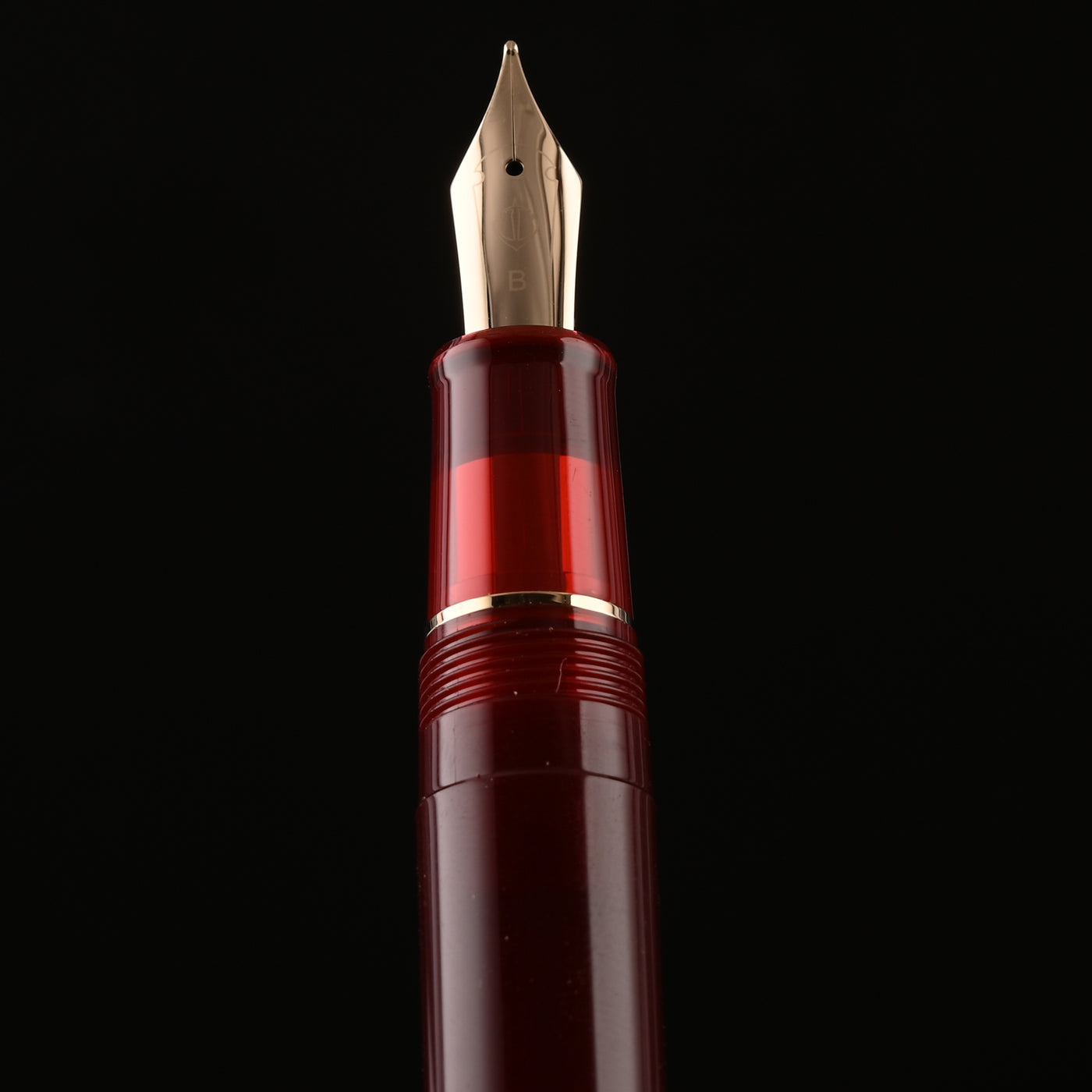 Sailor 1911L Casual Muted Fountain Pen - Red GT 9