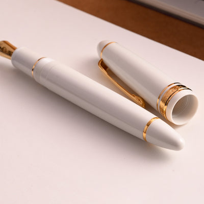 Sailor 1911L Fountain Pen - White GT