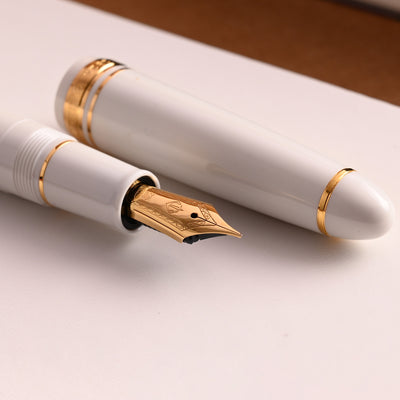 Sailor 1911L Fountain Pen - White GT