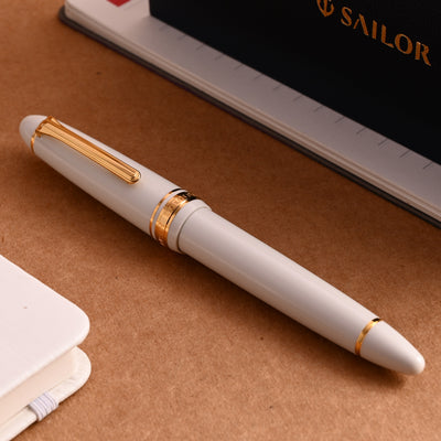 Sailor 1911L Fountain Pen - White GT