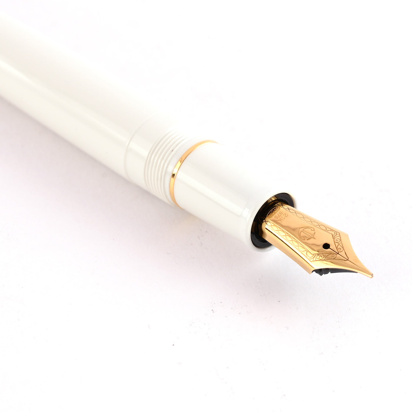 Sailor 1911L Fountain Pen - White GT