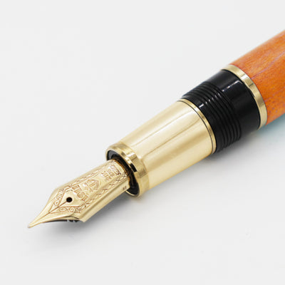 Sailor 1911L Hard Maple Fountain Pen - Vermilion GT