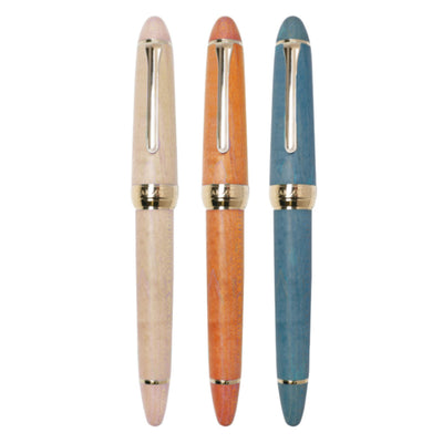 Sailor 1911L Hard Maple Fountain Pen - Vermilion GT