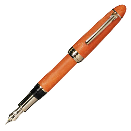 Sailor 1911L Hard Maple Fountain Pen - Vermilion GT