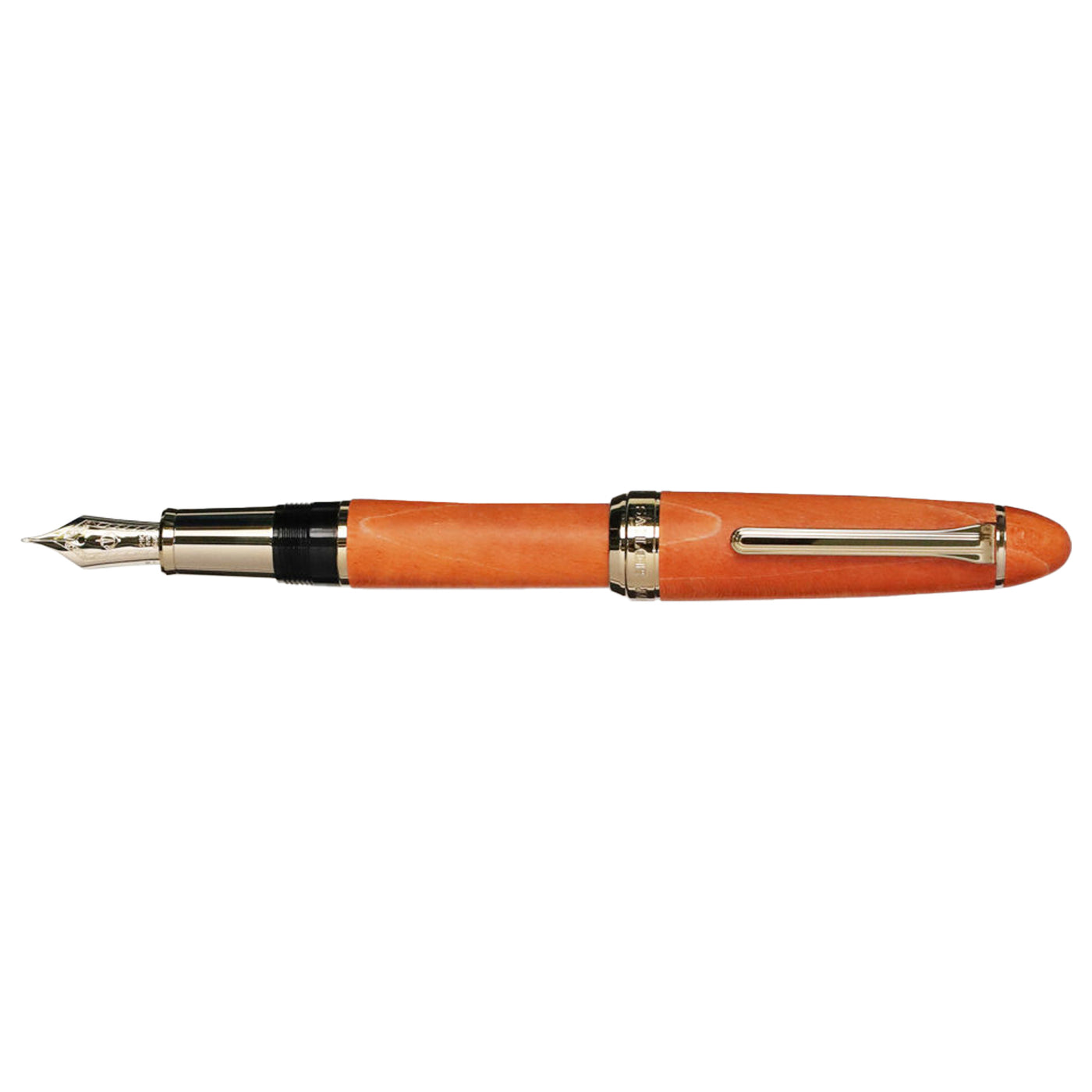 Sailor 1911L Hard Maple Fountain Pen - Vermilion GT