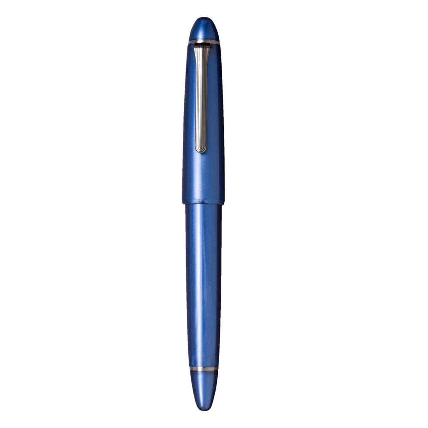 Sailor 1911L Ringless Metallic Fountain Pen Simply Blue RT 5