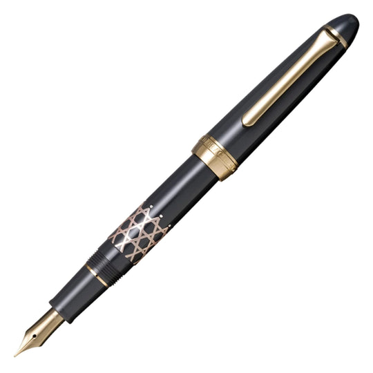 Sailor Classic Ko Bamboo Mesh Fountain Pen - Gray GT