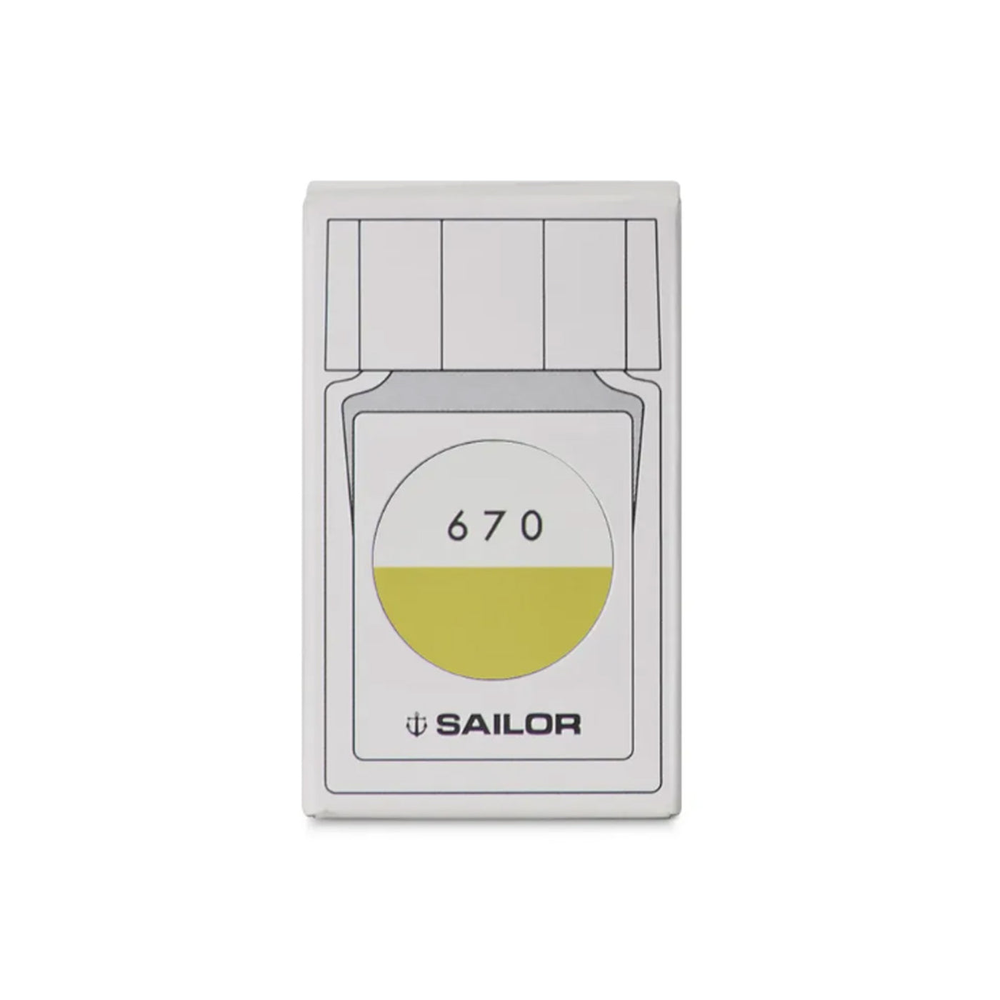 Sailor Ink Studio 670, Yellow - 20 ml 3