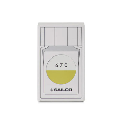 Sailor Ink Studio 670, Yellow - 20 ml 3