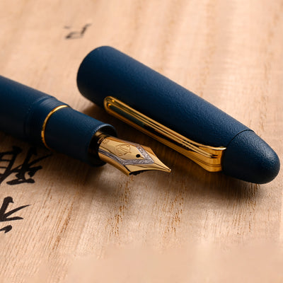 Sailor Iro Miyabi I Fukaai King of Pens Fountain Pen - Blue GT