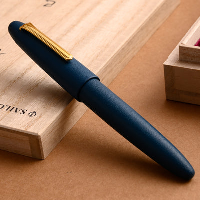 Sailor Iro Miyabi I Fukaai King of Pens Fountain Pen - Blue GT