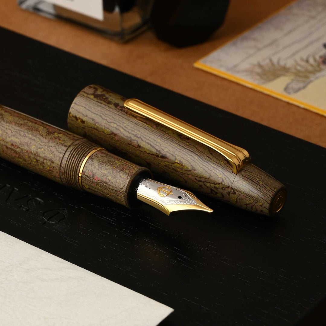 Sailor KOP Naginata Togi Ebonite Syokei (L. E.) Fountain Pen | Sailor –  Makoba