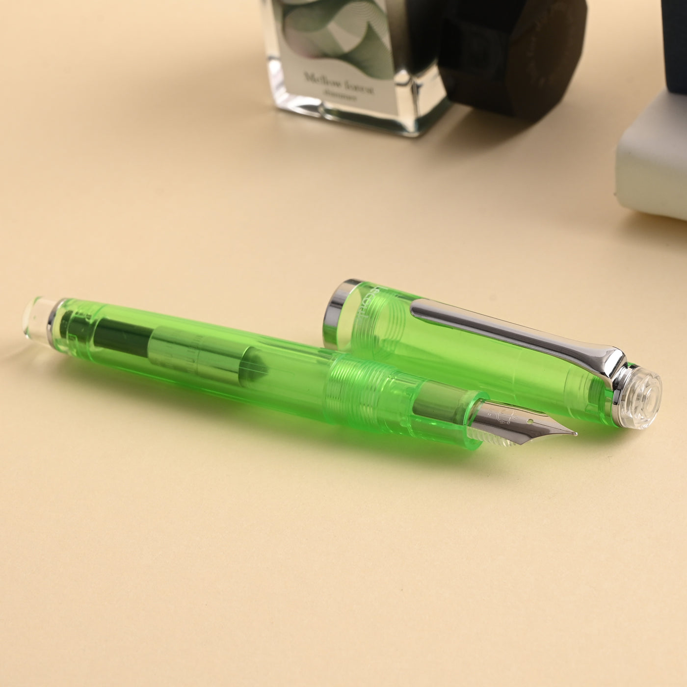 Sailor Lecoule Fountain Pen - Spear Mint 8
