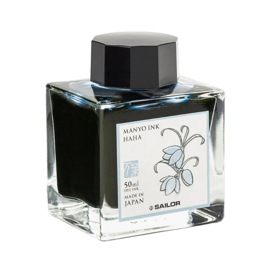 Sailor Manyo Haha Ink Bottle, Blue - 50ml