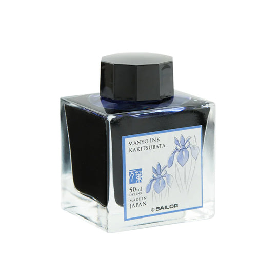 Sailor Manyo Kakitsubata Ink Bottle, Purple - 50ml