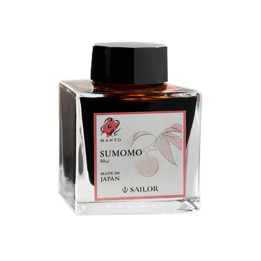 Sailor Manyo Sumomo Ink Bottle, Red - 50ml