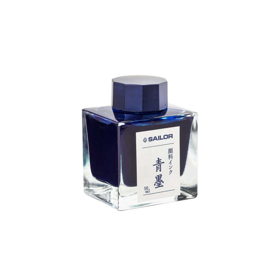 Sailor Pigment Seiboku Ink Bottle, Blue Black - 50ml