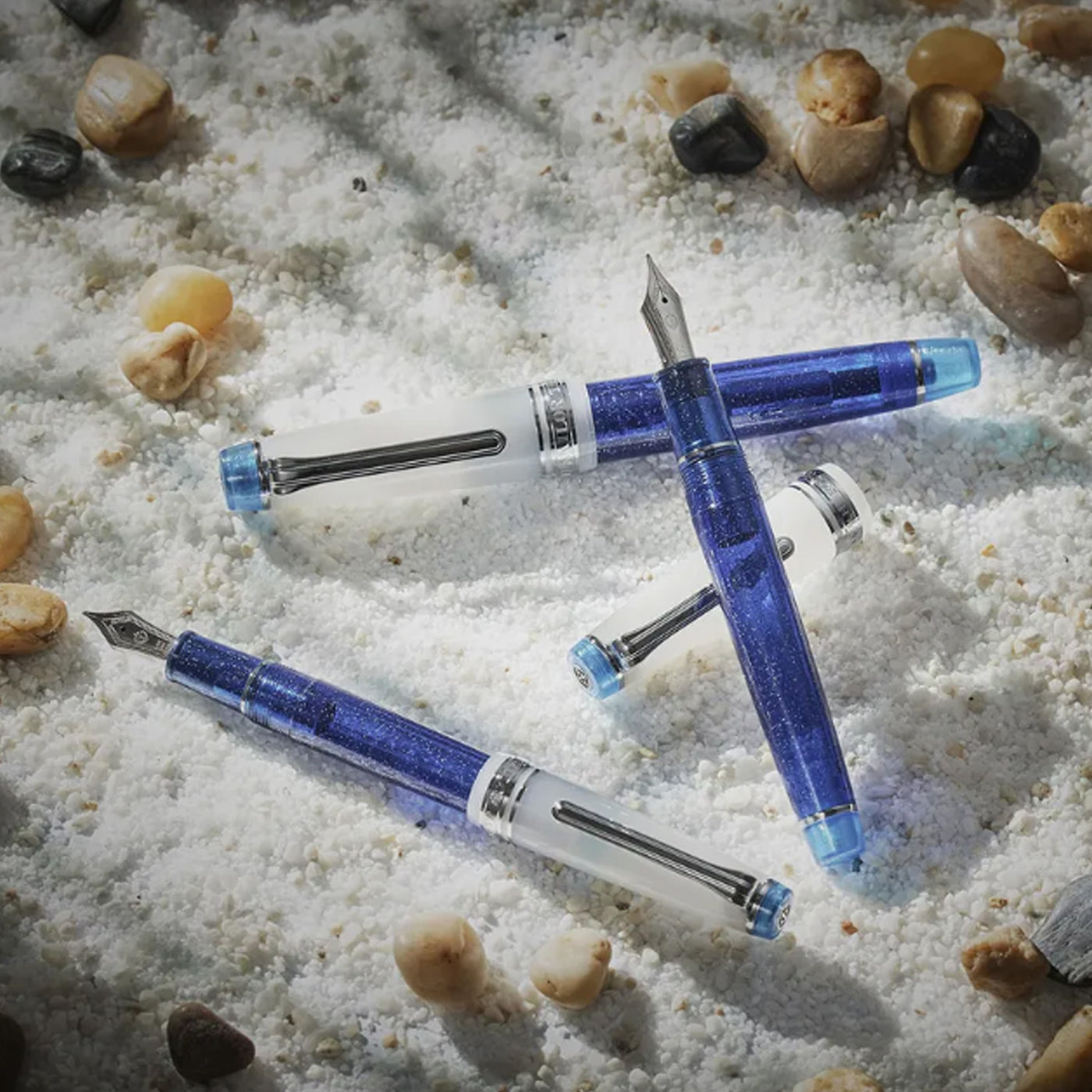 Sailor Professional Gear Fountain Pen - Sunlight from the Ocean Floor 9