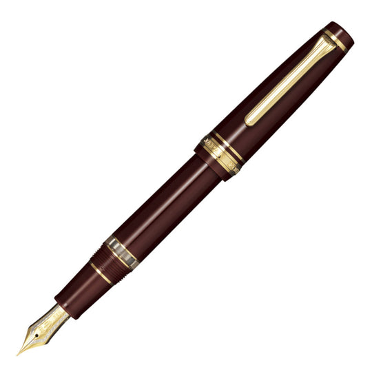 Sailor Professional Gear Realo Fountain Pen - Maroon GT