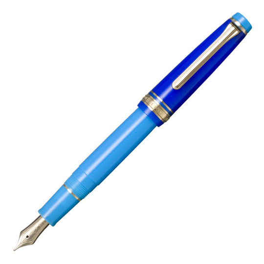 Sailor Professional Gear Slim Fountain Pen - Blue Quasar GT