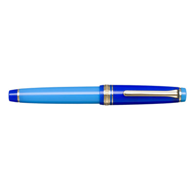 Sailor Professional Gear Slim Fountain Pen Blue Quasar GT 4