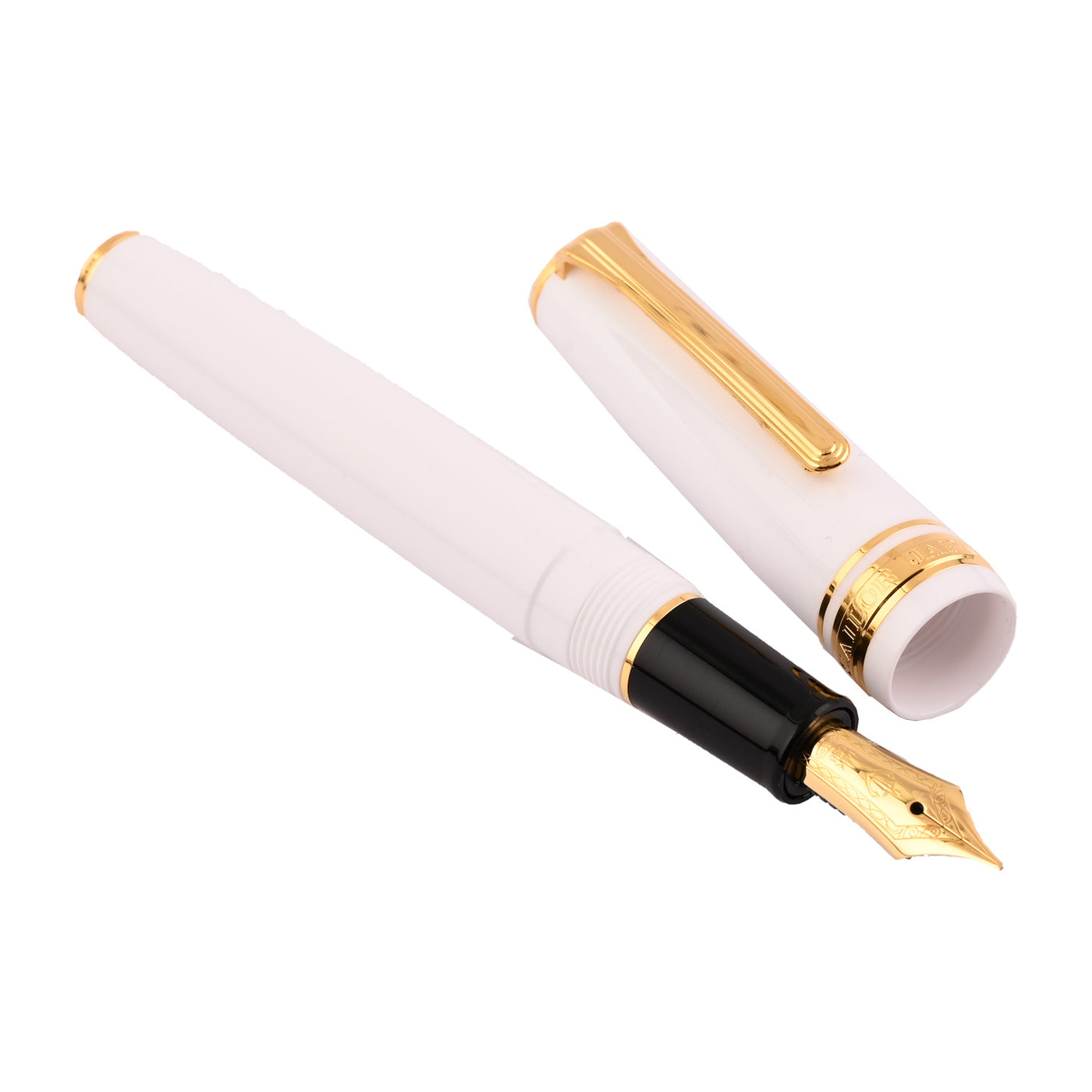 Sailor Professional Gear Slim Fountain Pen - White GT 2