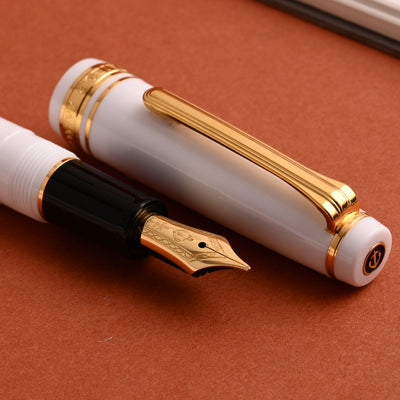 Sailor Professional Gear Slim Fountain Pen - White GT 9