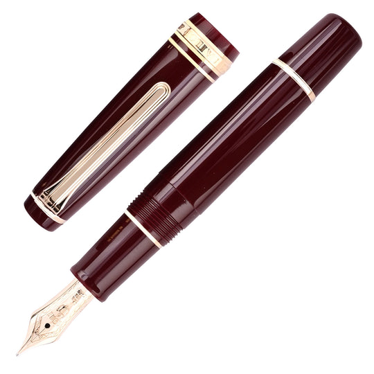 Sailor Professional Gear Slim Mini Fountain Pen - Maroon GT