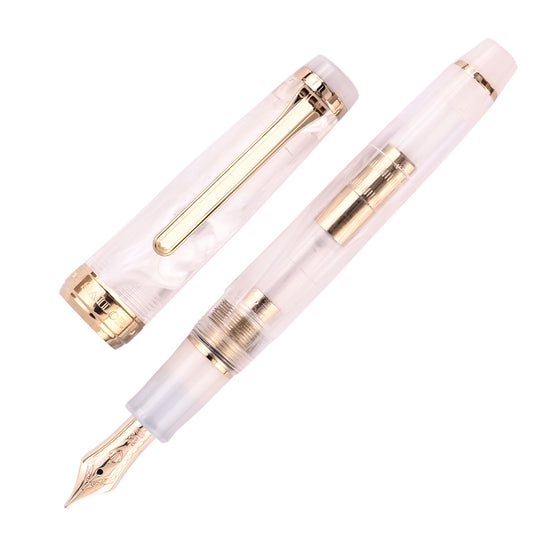 Sailor Professional Gear Slim Veilio Fountain Pen - Pearl White GT (Limited Production)