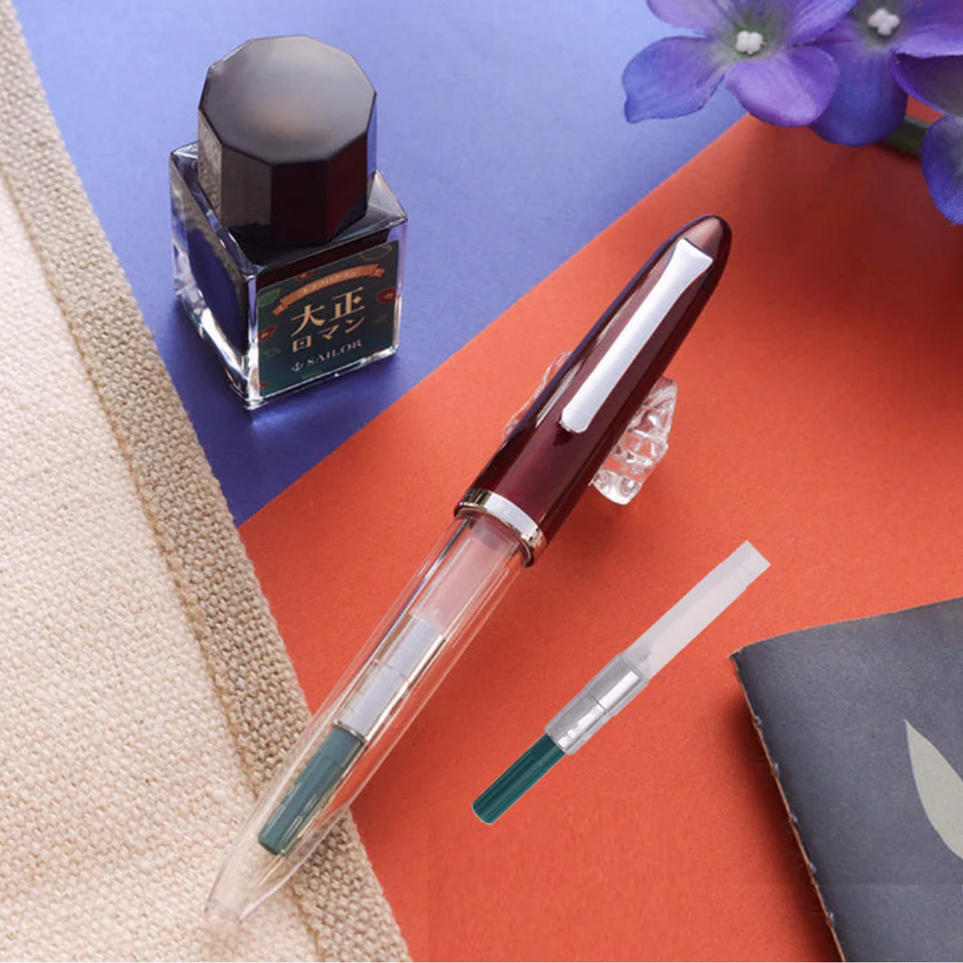 Sailor Profit Junior Retro Taisho Chic Fountain Pen Set (Limited Edition) 12