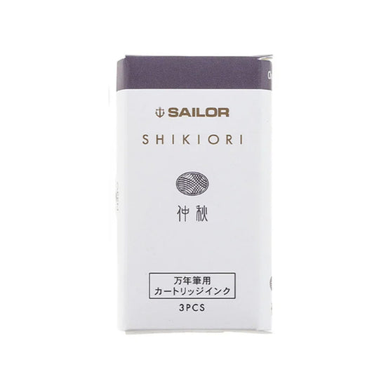 Sailor Shikiori Chu Shu Ink Cartridge Pack of 3 - Grey