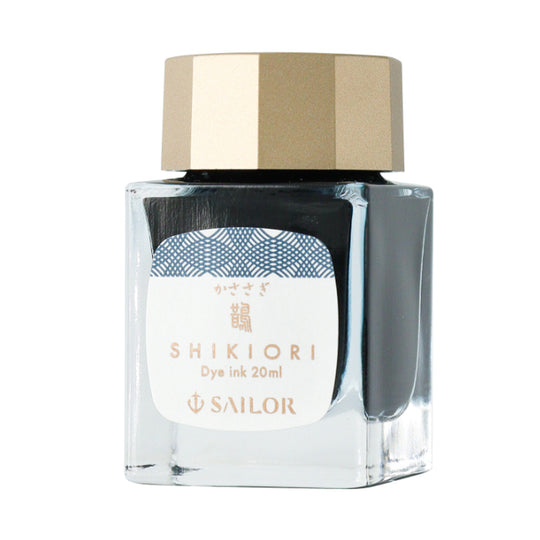 Sailor Shikiori Fairy Tales Ink Bottle, Kasasagi (Teal Blue) - 20ml