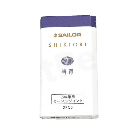Sailor Shikiori Zaza Ink Cartridge Pack of 3 - Blue