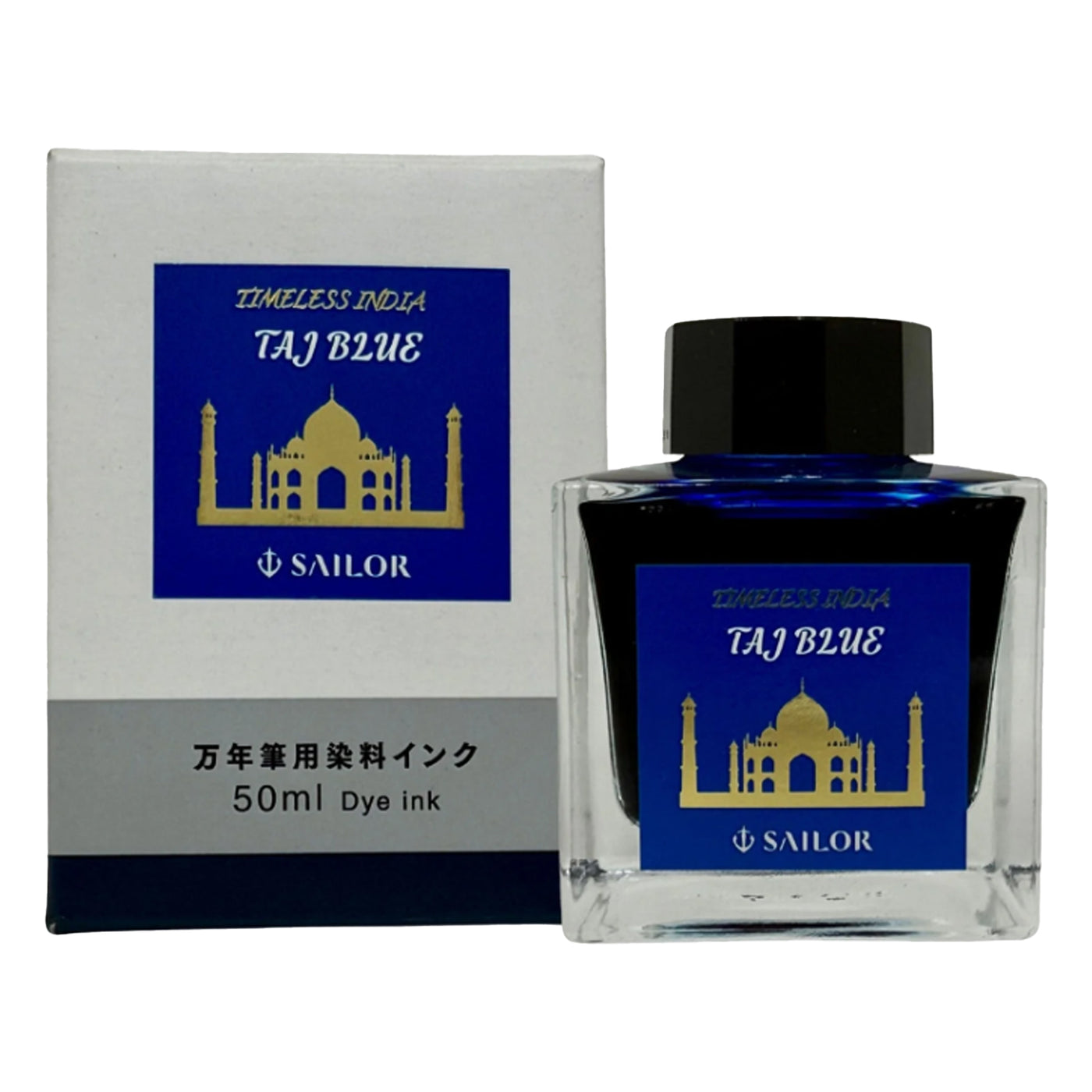 Sailor Timeless India Ink Bottle, Taj Blue - 50ml