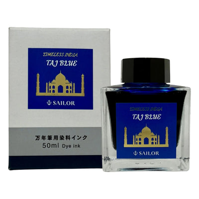 Sailor Timeless India Ink Bottle, Taj Blue - 50ml