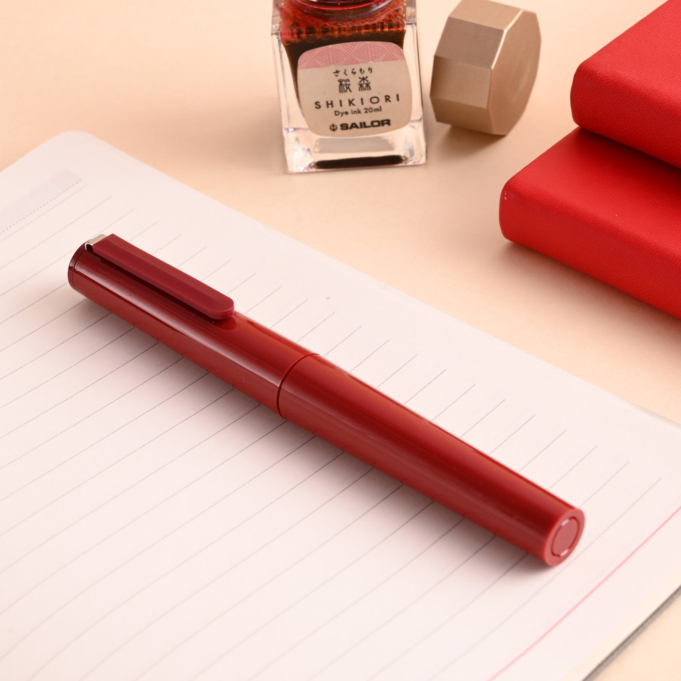 Sailor Tuzu Adjust Fountain Pen - Red (Special Edition) 10