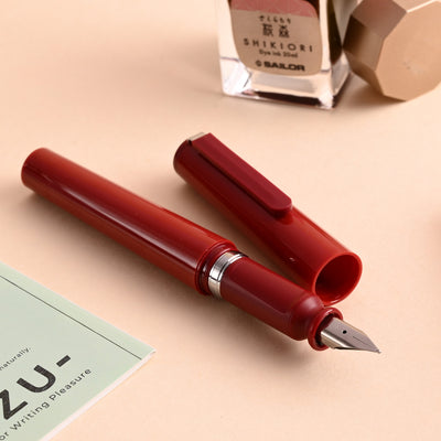 Sailor Tuzu Adjust Fountain Pen - Red (Special Edition) 7