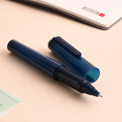 Sailor Tuzu Adjust Roller Ball Pen - Translucent Navy (Special Edition) 7