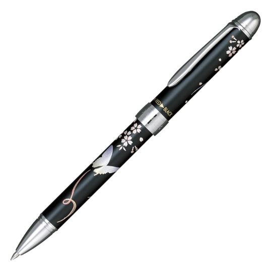 Sailor Yubi Maki-e Butterfly Multifunction Pen - Black CT