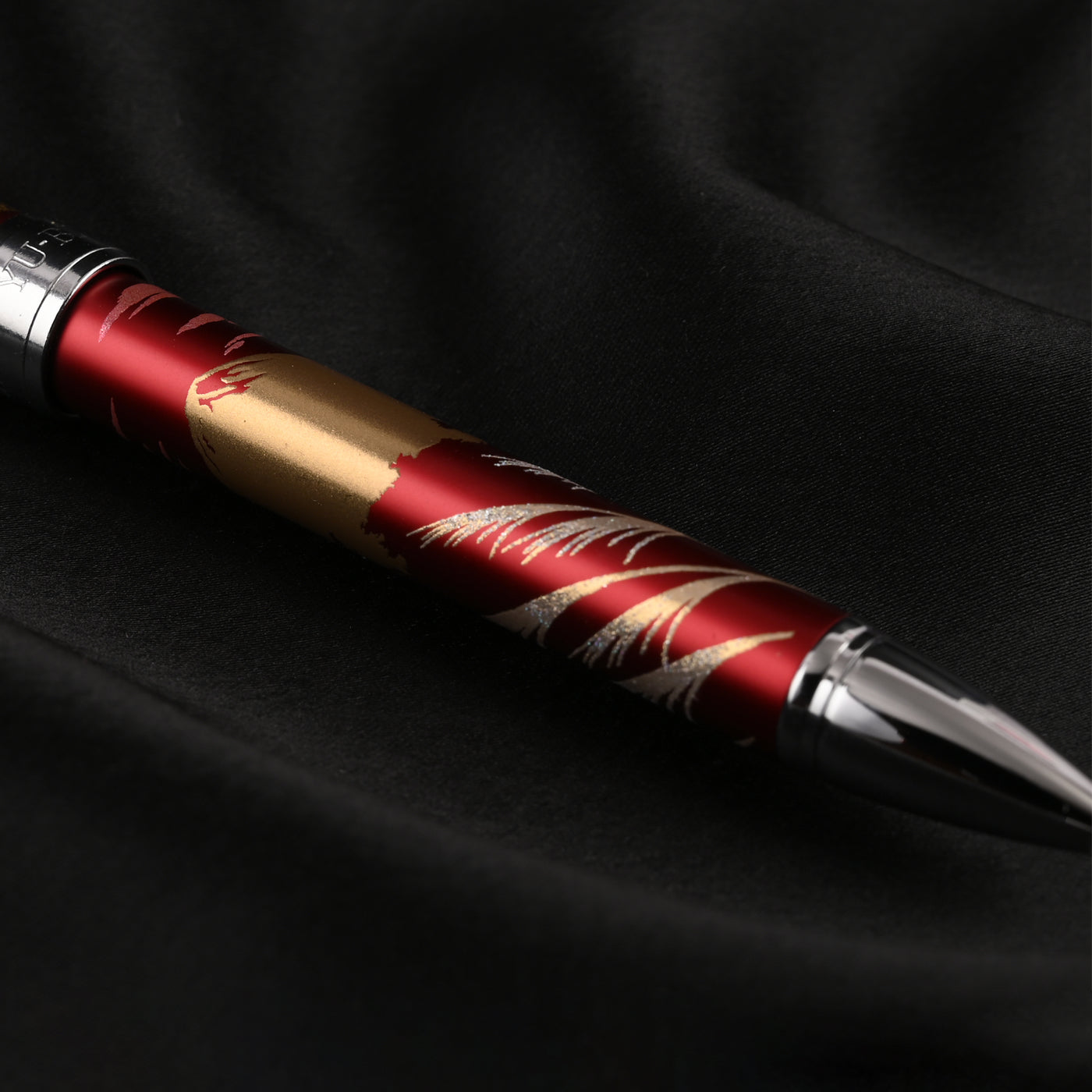 Sailor Yubi Maki-e Fuji Autumn Multifunction Pen - Red CT 11