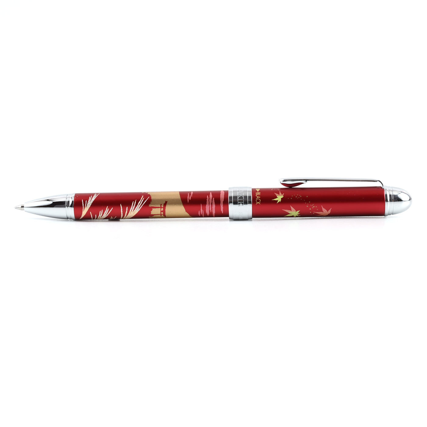 Sailor Yubi Maki-e Fuji Autumn Multifunction Pen - Red CT 6