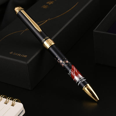 Sailor Yubi Maki-e Fuji Multifunction Pen - Black GT 11