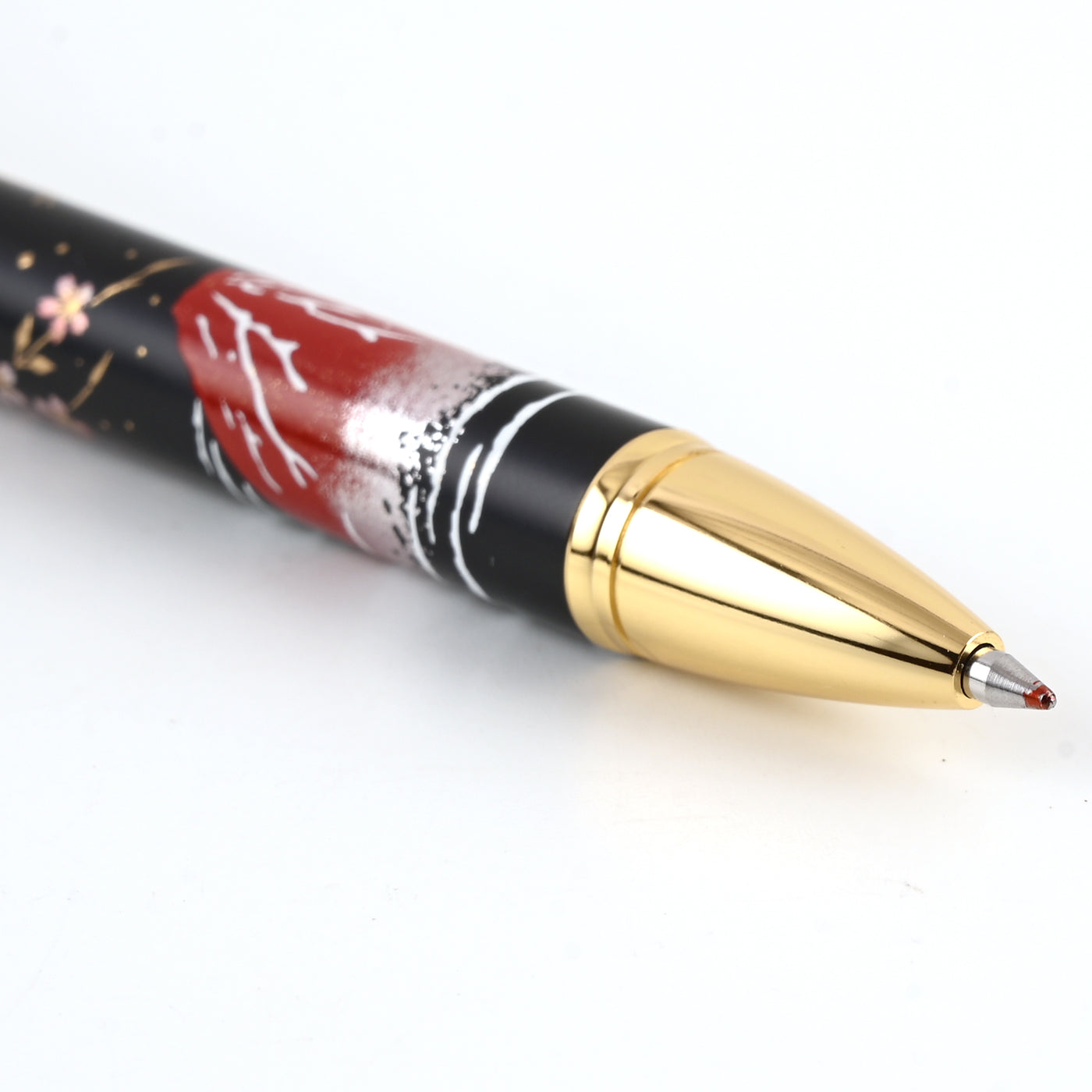 Sailor Yubi Maki-e Fuji Multifunction Pen - Black GT 4