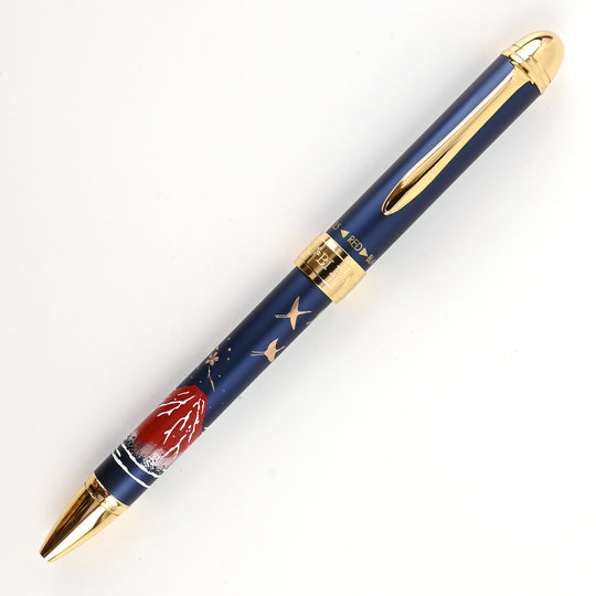 Sailor Yubi Maki-e Fuji Multifunction Pen - Blue GT