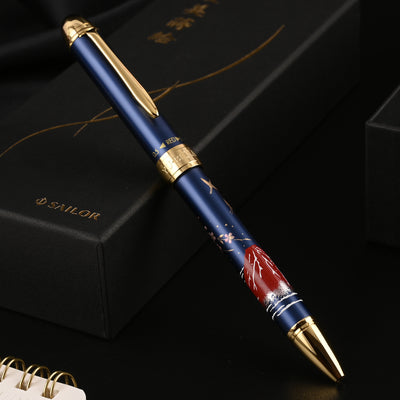 Sailor Yubi Maki-e Fuji Multifunction Pen - Blue GT 7